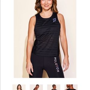 Peloton off and running black tank lululemon